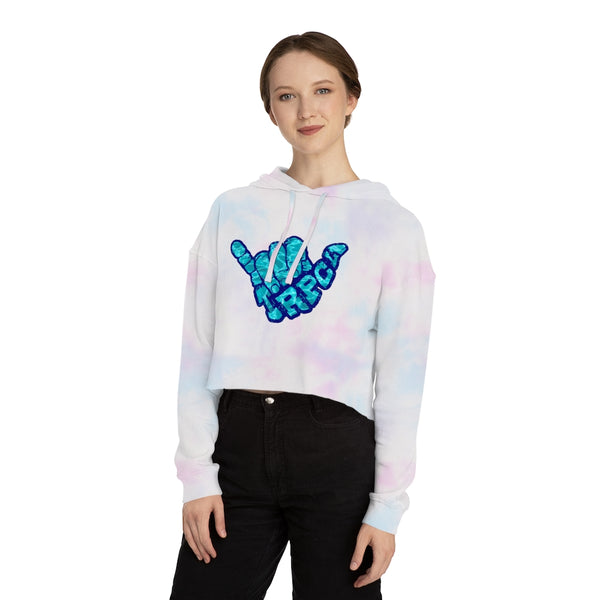 TRPCL Shaka Women’s Tie-Dye Crop Hoodie