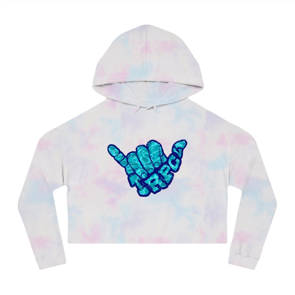 TRPCL Shaka Women’s Tie-Dye Crop Hoodie