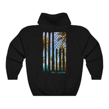 Load image into Gallery viewer, Tropical US Flag Hooded Sweatshirt