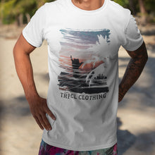 Load image into Gallery viewer, Sunset Shaka Surf T-Shirt
