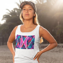 Load image into Gallery viewer, Women's Purple Leaves Racerback Tank